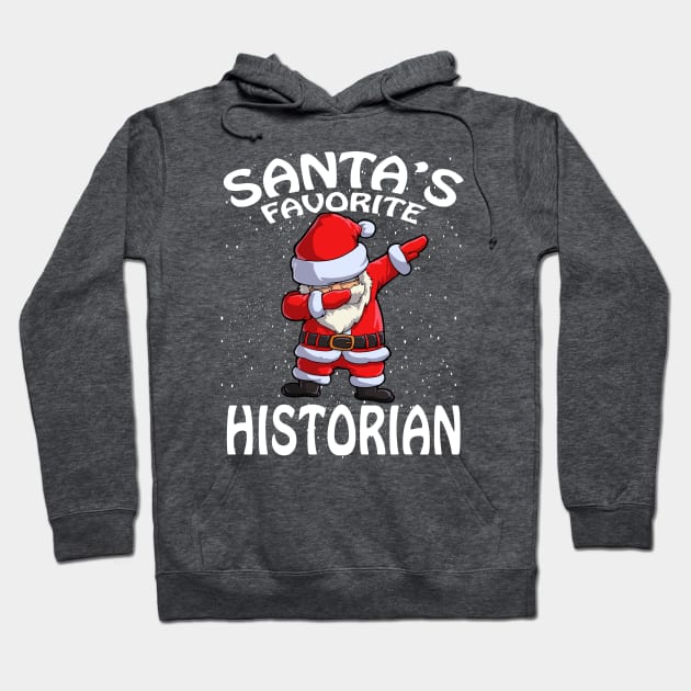 Santas Favorite Historian Christmas Hoodie by intelus